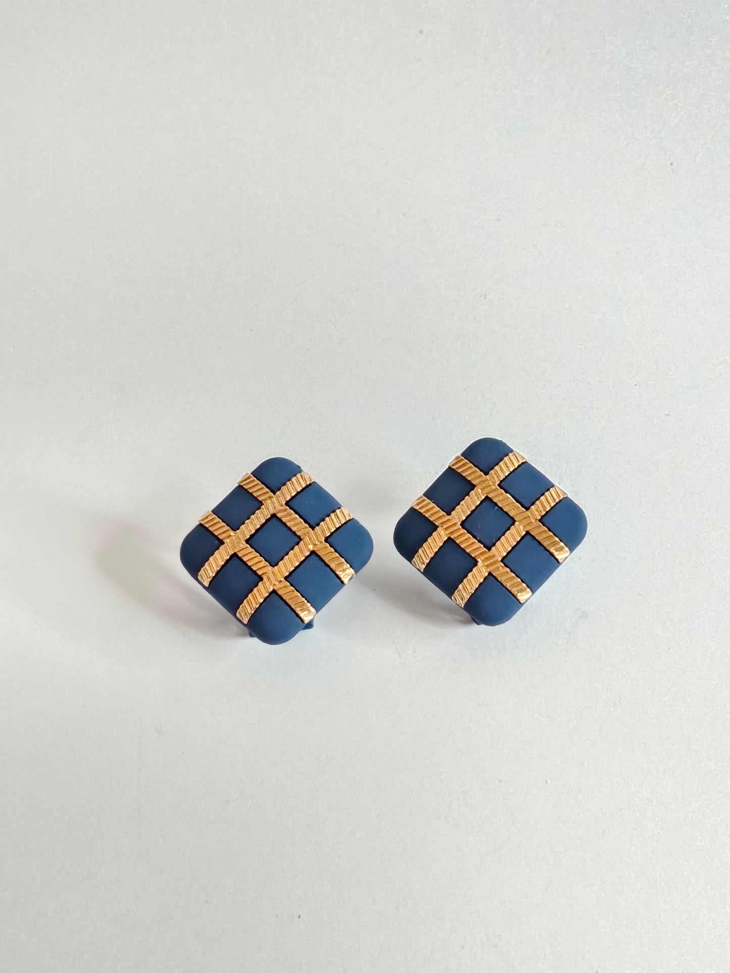 Square Stud Earrings